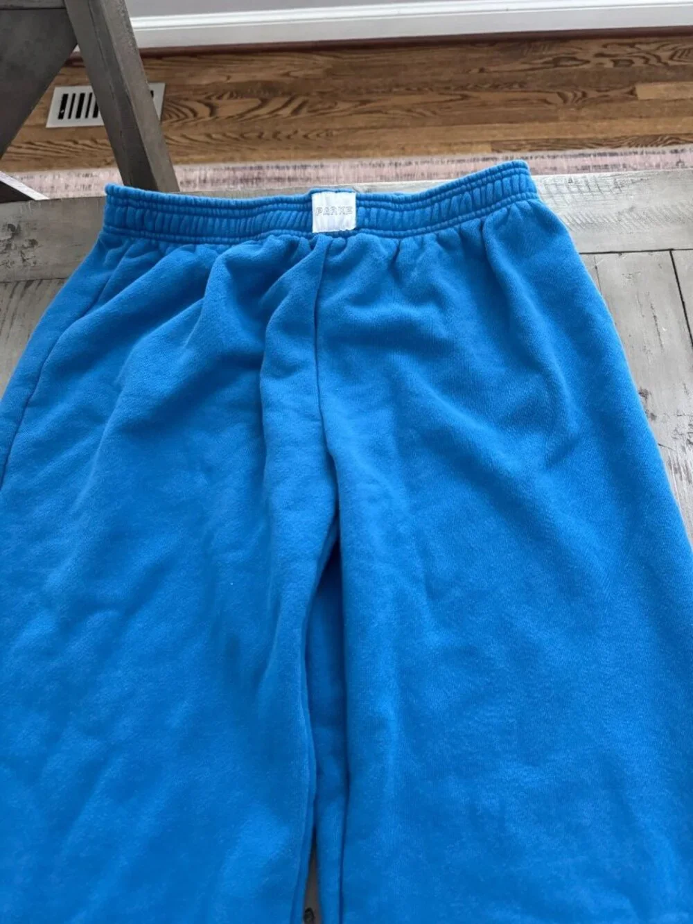 PARKE Boxer Sweatpants Harbor Blue Size Medium